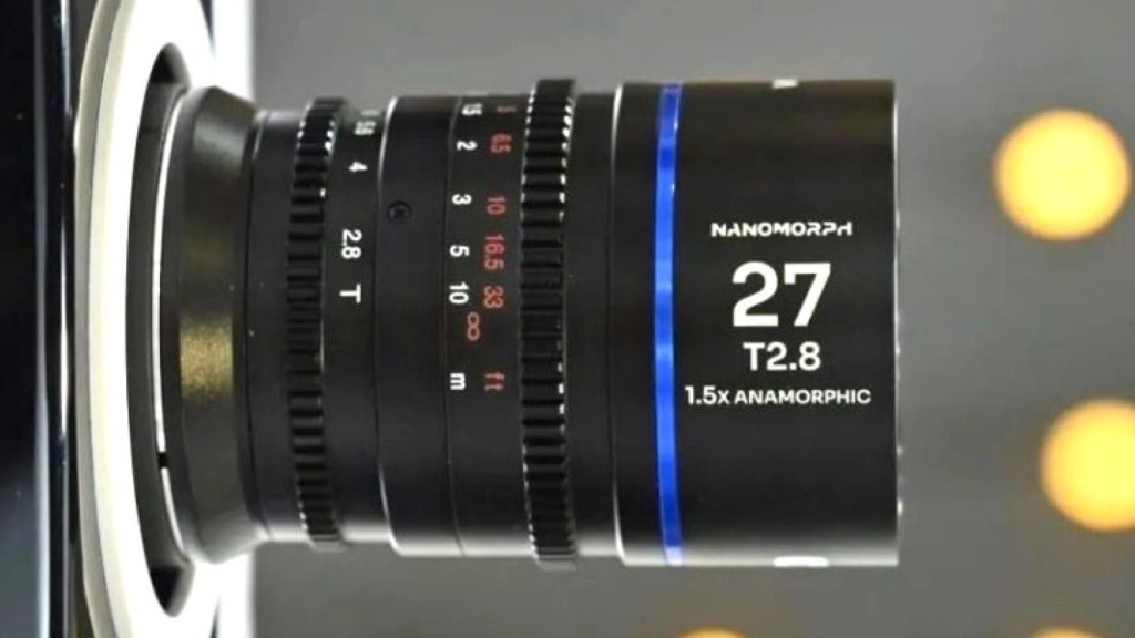 Laowa S35 Anamorphique 27mm T2.8 1.5X Ciné.  Image : Sightron Japon