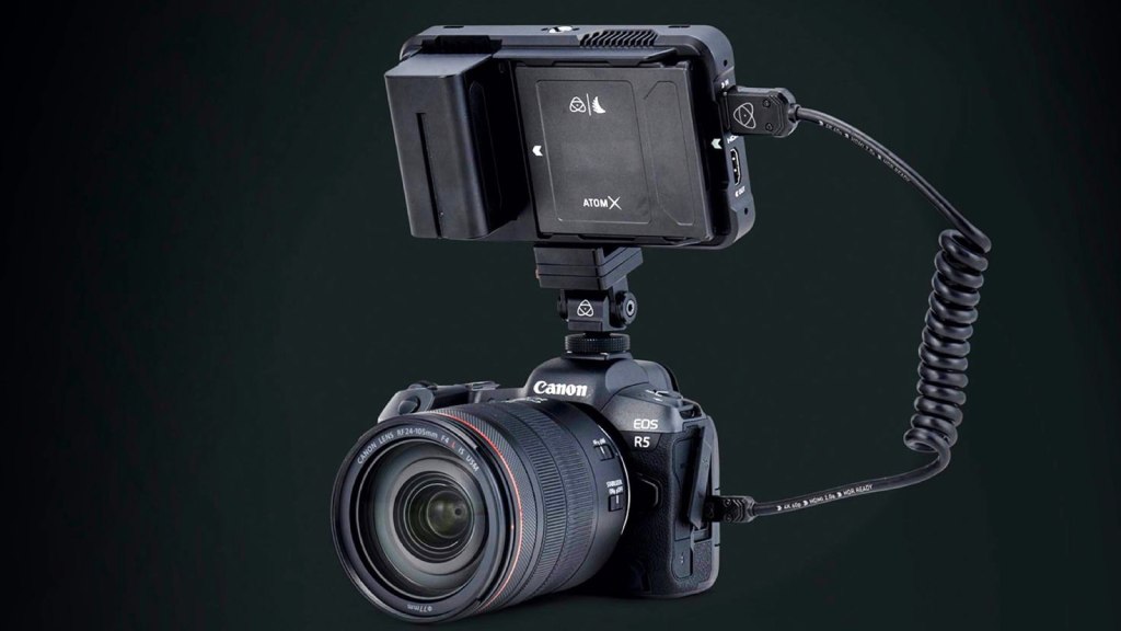 Le Canon EOS R5 et l'Atomos Ninja V