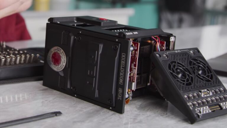 Démontage du RED HELIUM 8K