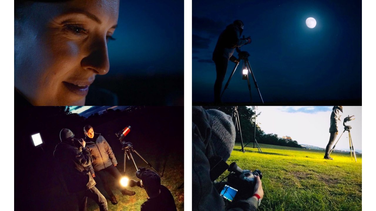 BTS de OVER THE MOON avec la Blackmagic Design Pocket Cinema Camera 6K Pro.  Crédit : Elliot & Zander Weaver