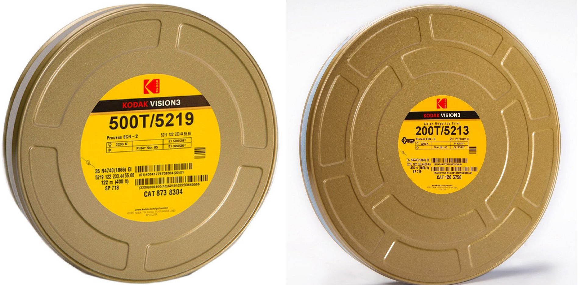 Les stocks Kodak utilisés pour le tournage de "Licorice Pizza". 