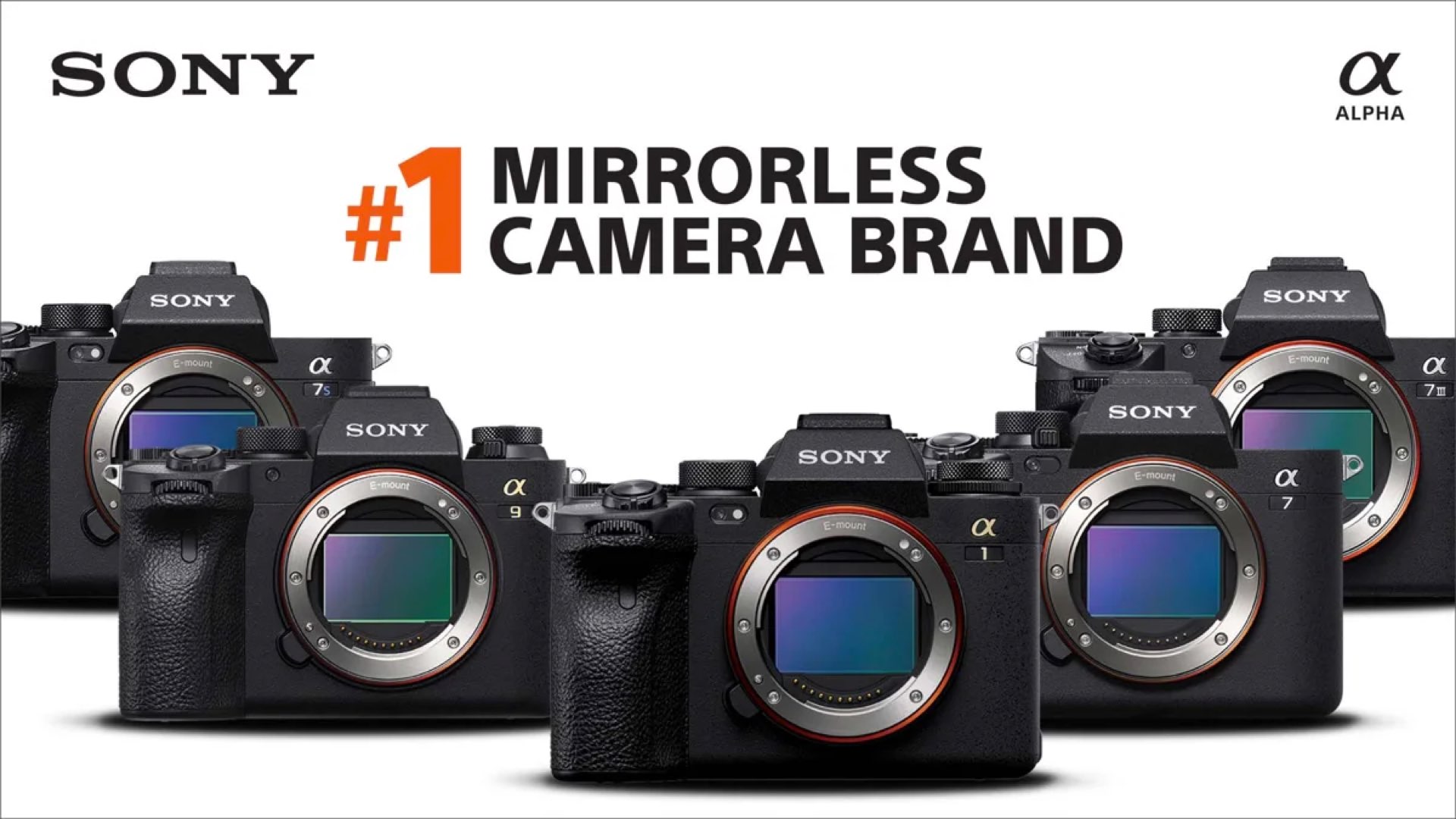 Appareils photo hybrides plein format de Sony : n° 1 de la marque d'appareils photo.