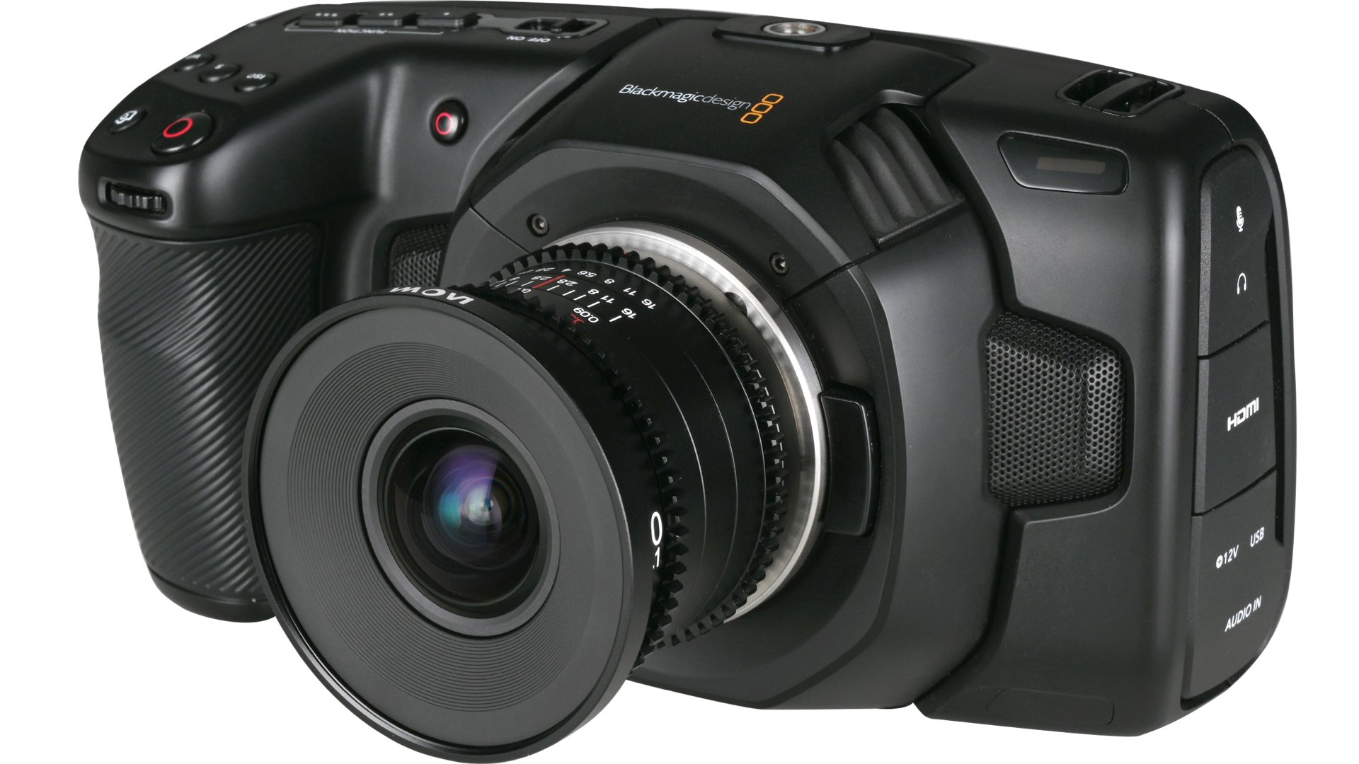 Laowa 6mm T2.1 Zero-D MFT Ciné sur la Blackmagic Pocket Cinema Camera