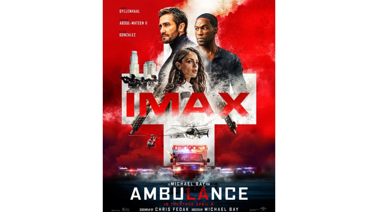 L'ambulance de Michael Bay : l'affiche IMAX