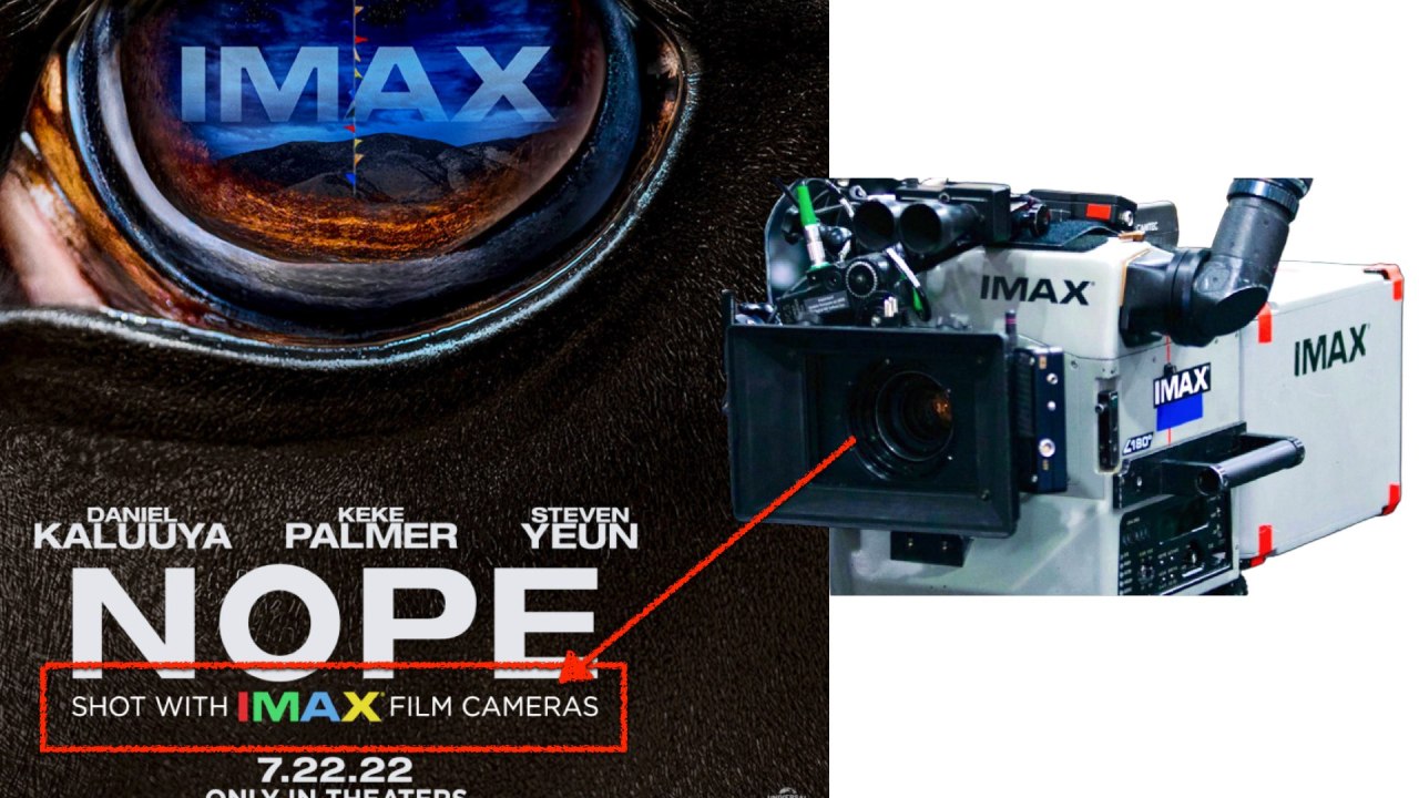 NON : Tourné avec des appareils photo argentiques IMAX